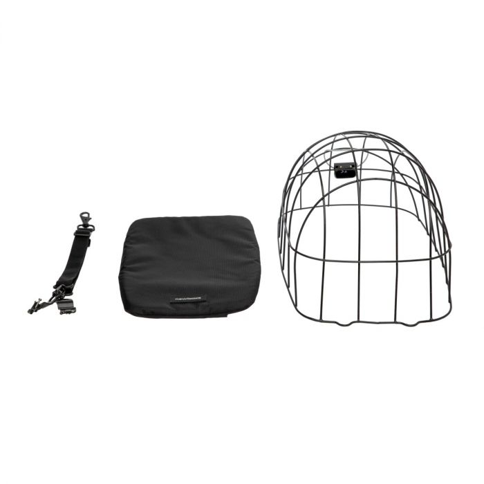 New Looxs Clipper pet carrier Abdeckhaube, Kissen und Gurt.