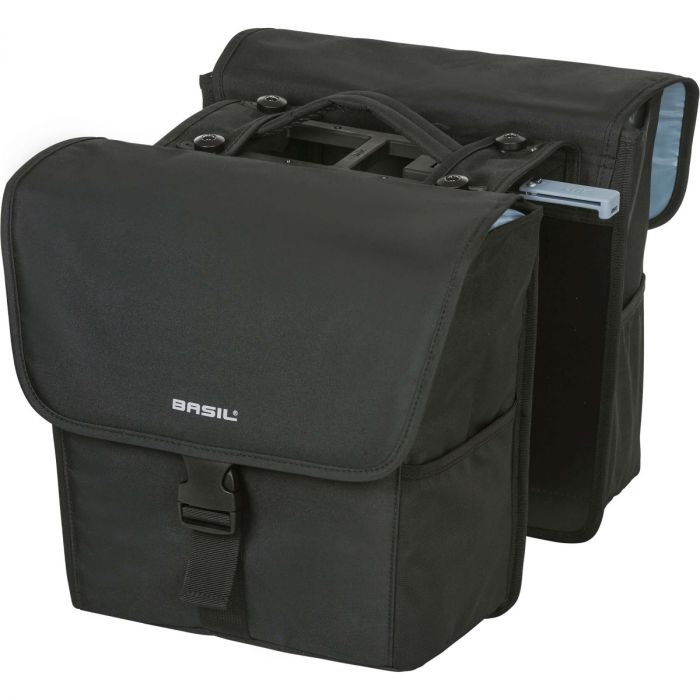 Basil Fahrradtasche Dubbel Go Schwarz 32L