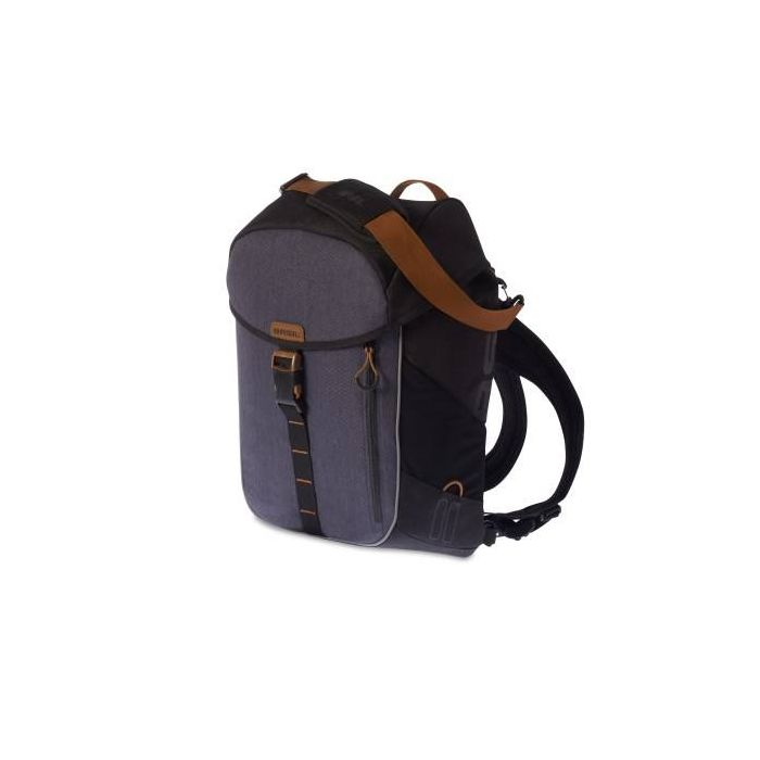 Basil Miles Fahrrad rucksack fahrradtasche Dunkelgrau