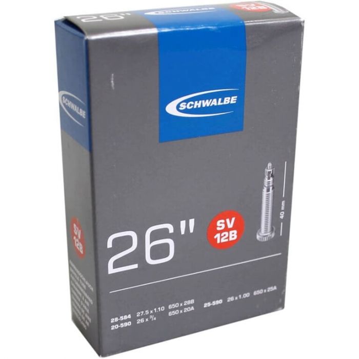 Schwalbe Schlauch SV12B 26 x 3/4 - 27.5 x 1.10 fv 40mm