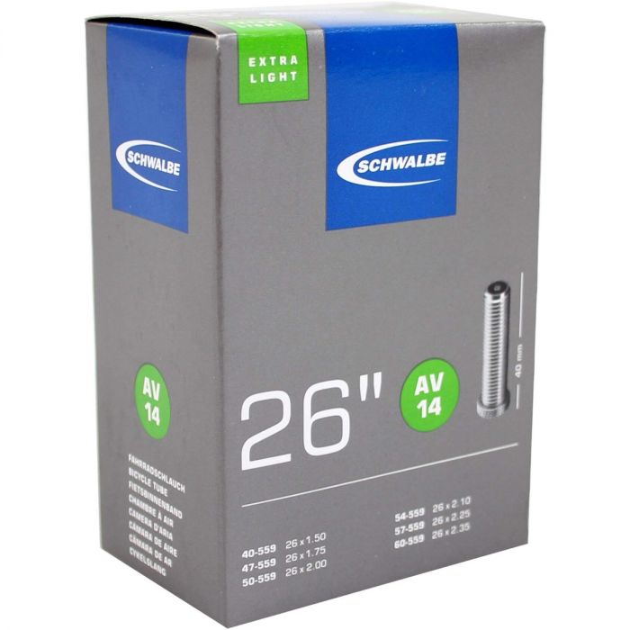 Schwalbe Schlauch AV14 Extra Light 26 x 1.50 - 2.35 av 40mm