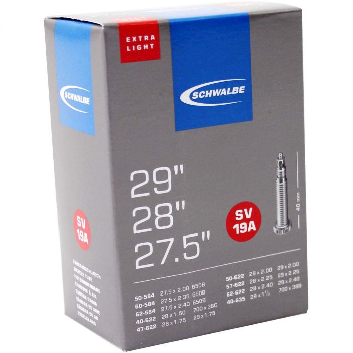 Schwalbe Schlauch SV19A X Light 27.5 x 2.00 - 29 x 2.40 fv 40mm
