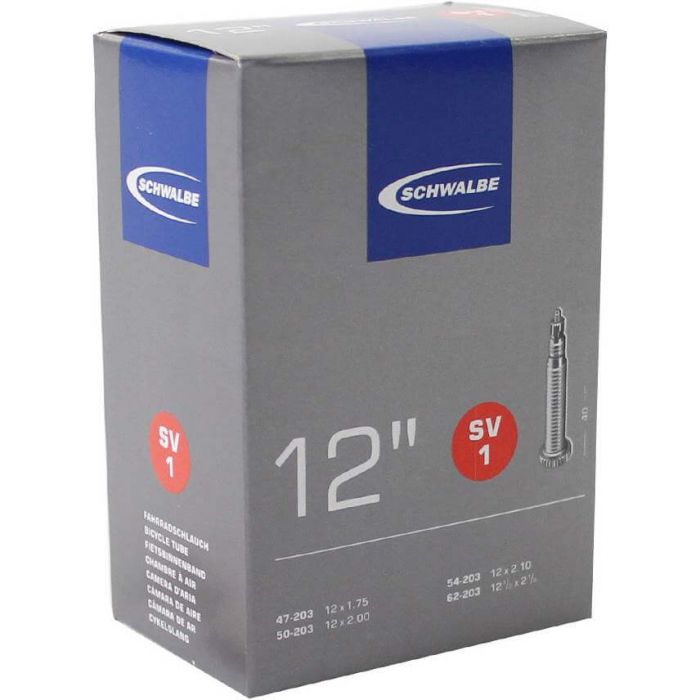 Schwalbe Schlauch SV1 12 x 1.75 - 12 1/2 x 2 1/4 fv 40mm