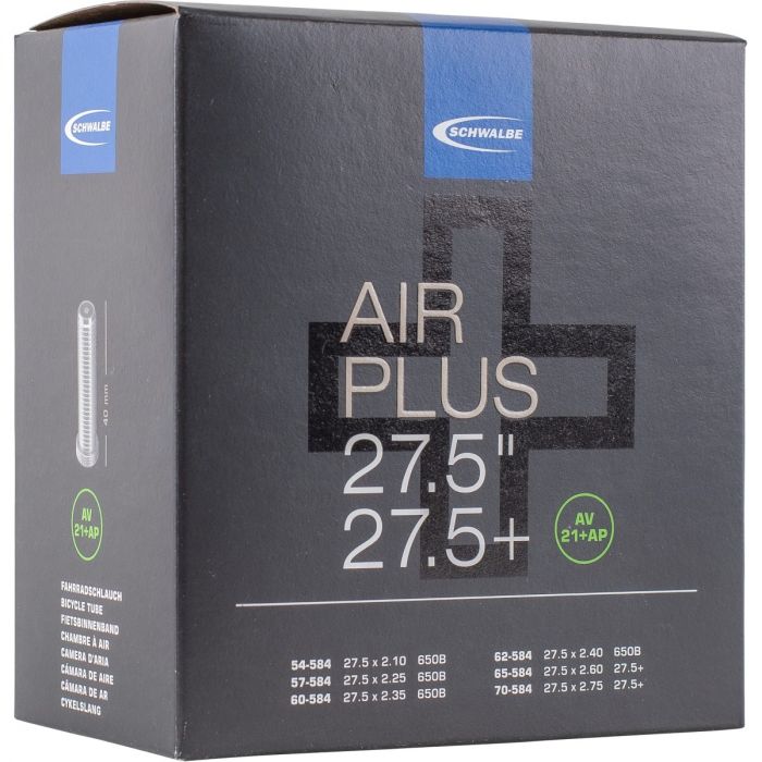 Schwalbe Schlauch AV21+AP Air Plus 27.5 x 2.10 - 2.75 av 40mm