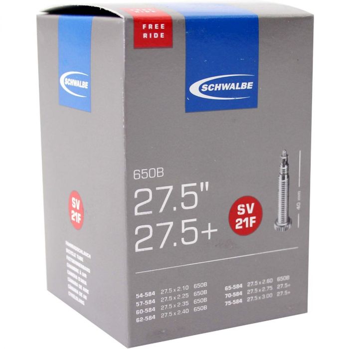 Schwalbe Schlauch SV21F Freeride 27.5 x 2.10 - 3.00 fv 40mm