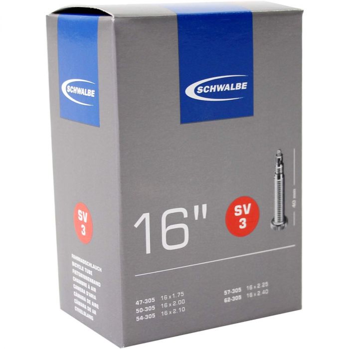 Schwalbe Schlauch SV3 16 x 1.75 - 2.40 fv 40mm