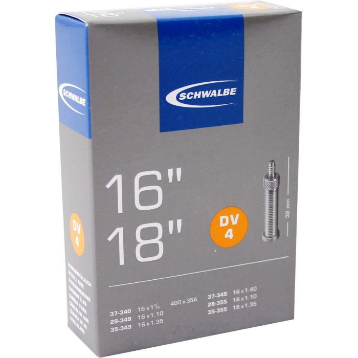 Schwalbe Schlauch DV4 16 x 1 3/8 - 18 x 1.35 hv 32mm