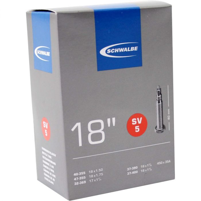 Schwalbe Schlauch SV5 17 x 1 1/4 - 18 x 1.75 fv 40mm