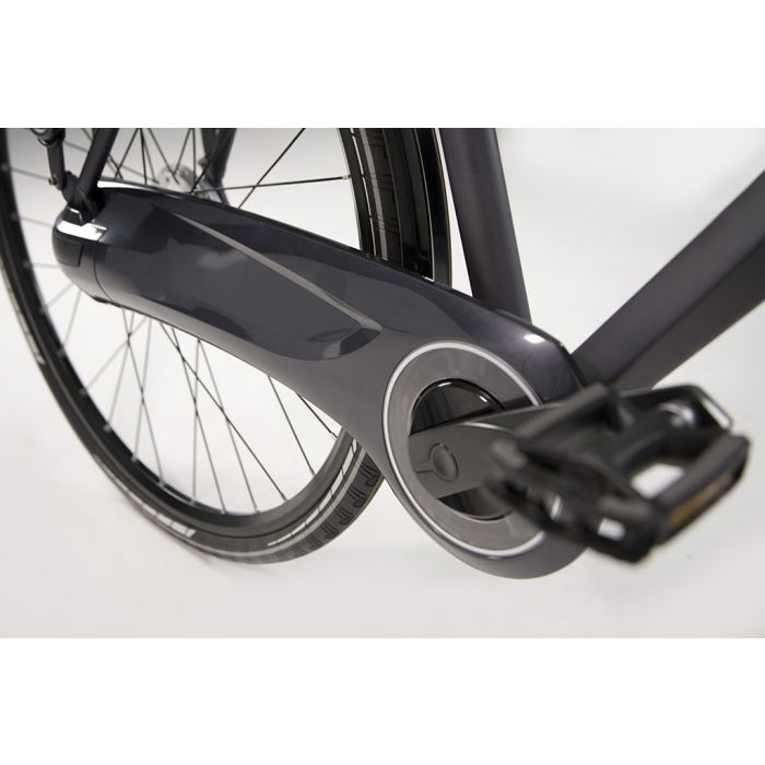 Gazelle original schmales Kettenschutz Schwarz