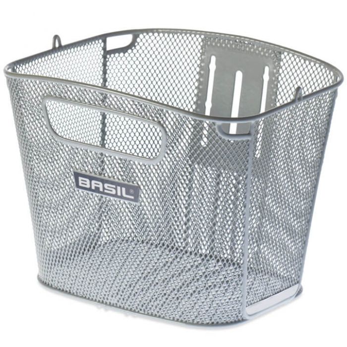 Basil Bold Fahrradkorb Silber