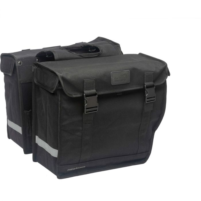 New Looxs Fahrradtasche Double Hybrid Canvas schwarz 46.5L