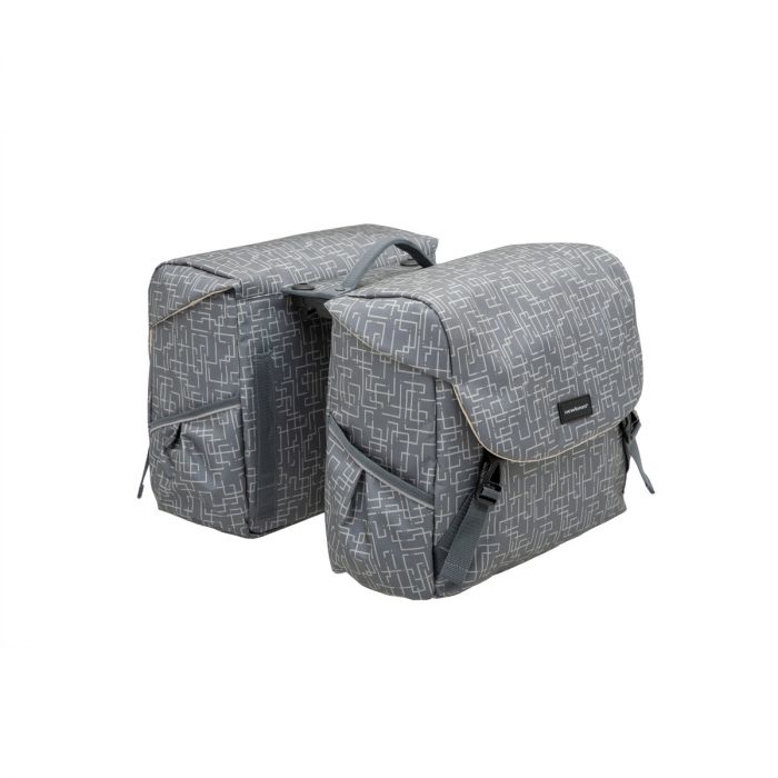 New Looxs Doppelte Fahrradtasche Mondi Joy Ivy Racktime 38L