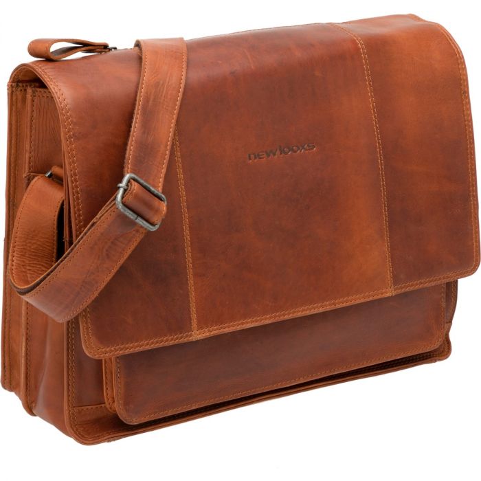 New Looxs Laptoptasche Fellini leder 19L 15 inch