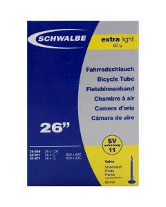 Schwalbe Schlauch SV11 Extra Light 26 x 3/4 - 1.00 fv 60mm