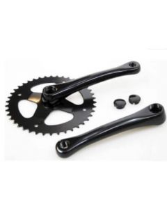 Cortina Crankset Mat Schwarz 42t 3/32