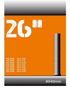 CST Binnenband 26X1.50-2.50 (40-62/559) Auto ventiel 