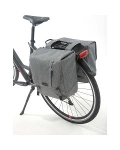 New Looxs Nova Dubbele fietstas-Grijs