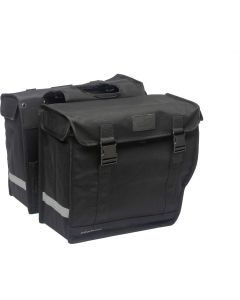New Looxs Fahrradtasche Double Hybrid Canvas schwarz 46.5L