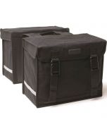 New Looxs Fahrradtasche doppelt 31 Leinwand schwarz 66L